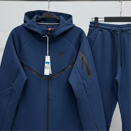 Nike Tech Fleece Fermuarlı Takım Lacivert