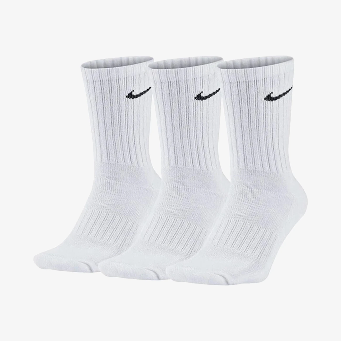 Nike Uzun 3'lü Çorap - Beyaz Çorap