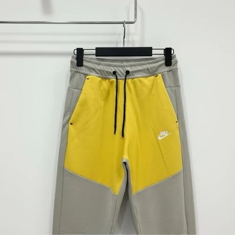 Nike Tech Fleece Fermuarlı Takım Gri/Sarı
