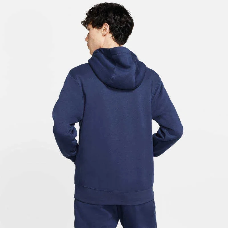 Nike Club Fleece Hırka Lacivert
