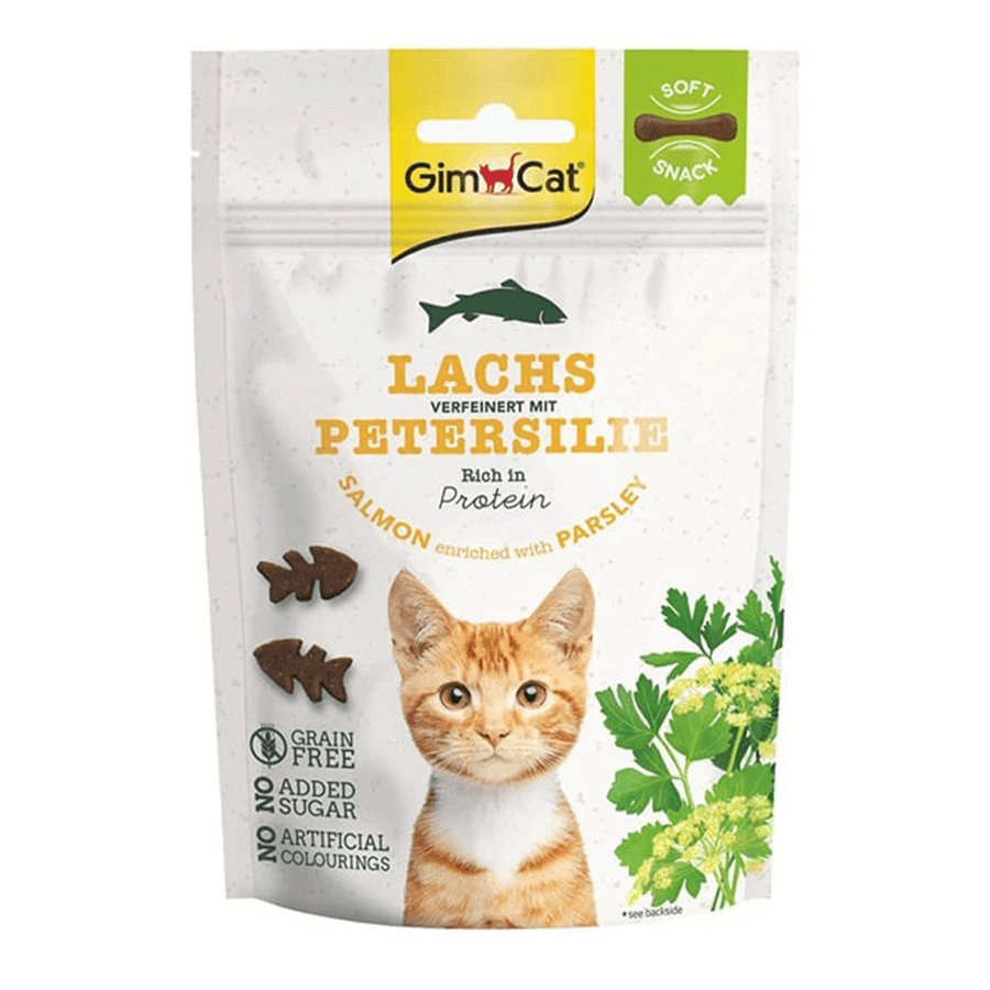 Gimcat Tahılsız Somon ve Maydonozlu Kedi Ödül Bisküvisi 60 Gr