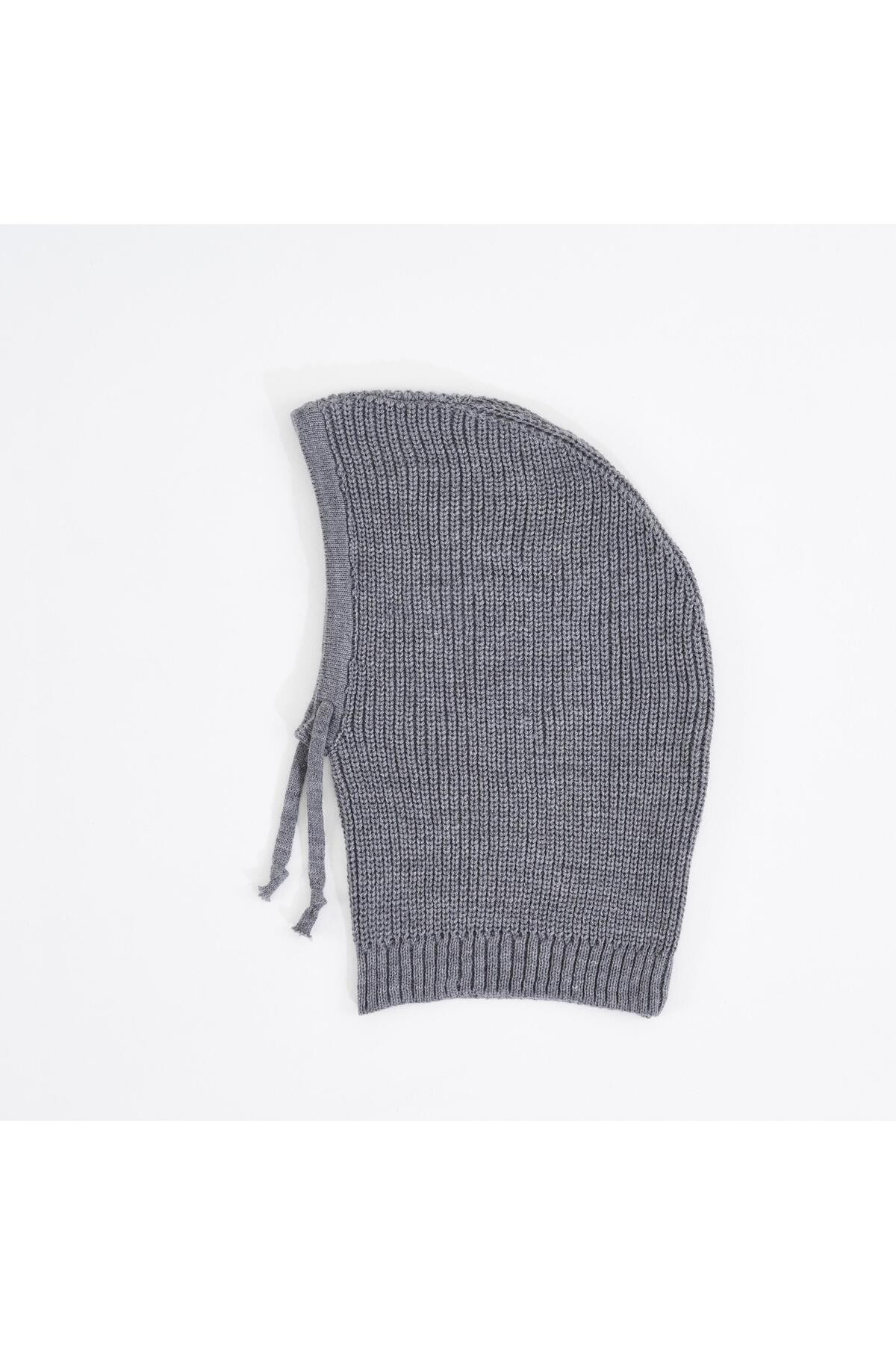 T-Crazy Knitwear Balaclava Fitilli Triko Örgü Kapüşonlu Bere, Tesettür Bere, Triko Başlık, Balaklava