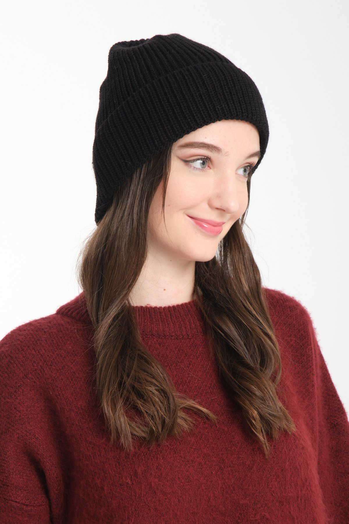 T-Crazy Knitwear Bere Fitilli Triko Örgü Bere, Kalın Örgü Bere, Triko Bere, Konforlu Ve Şık Bere