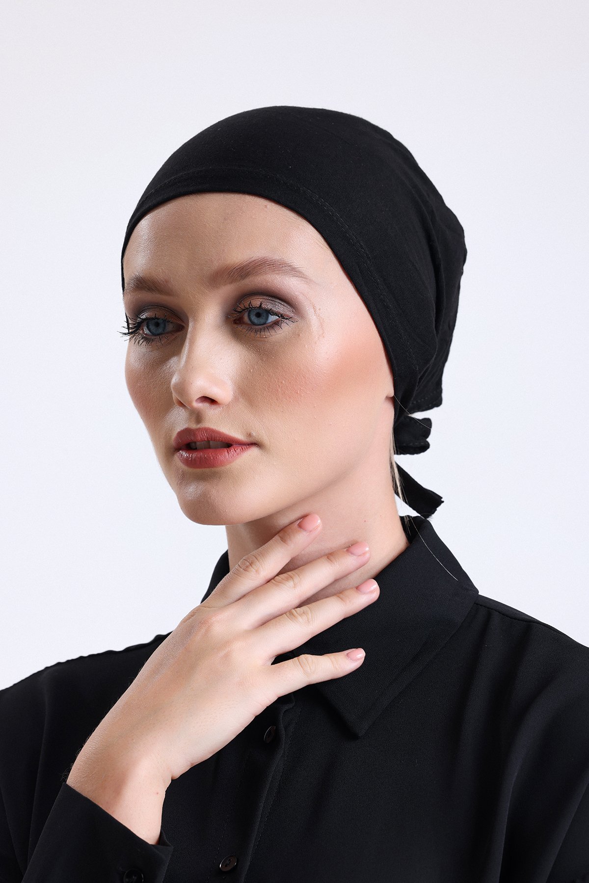 T-Crazy Dikişli Penye İç Bone, Arkadan Bağlama detaylı bone