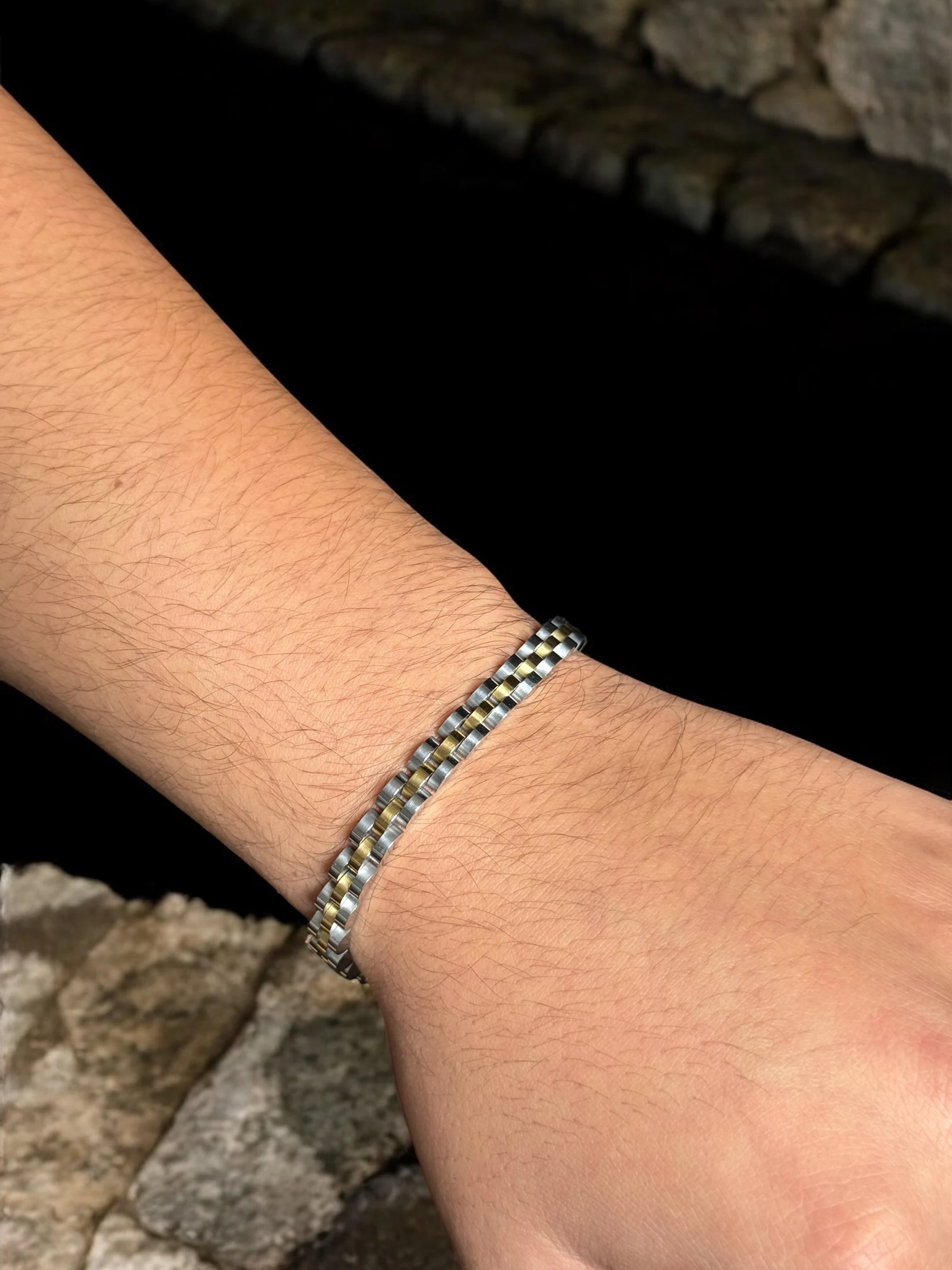 Sılver&Gold Çelik bileklik