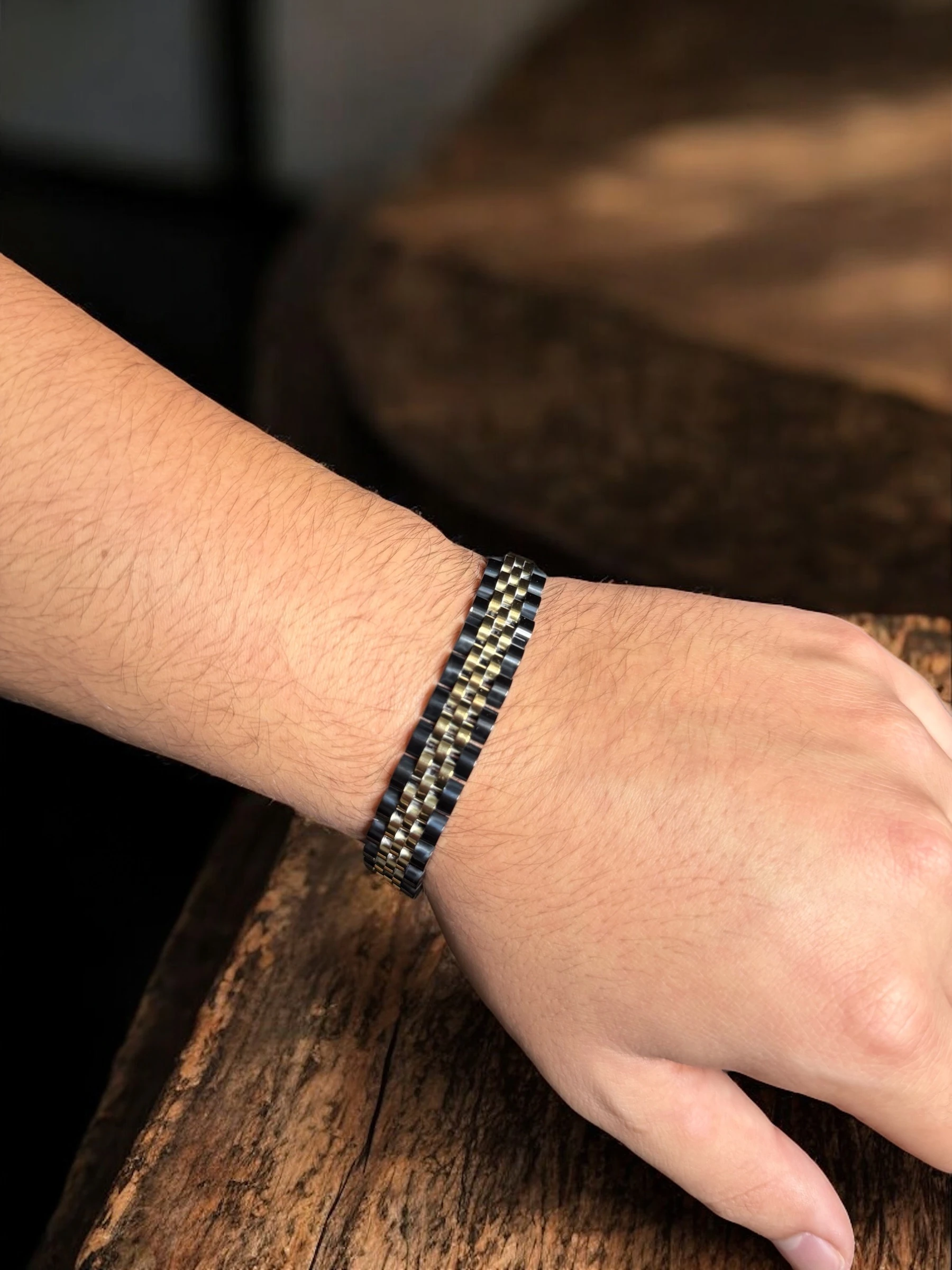 Black&Gold Çelik Bileklik