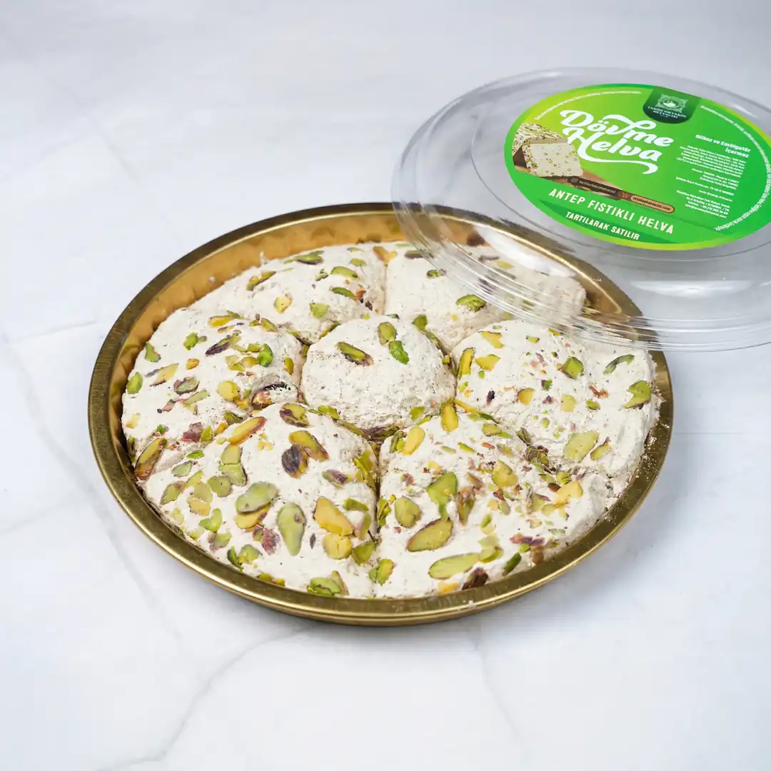 3'lü Kürek Helva Karışık Set - Sade, Kakaolu, Antep Fıstıklı (400