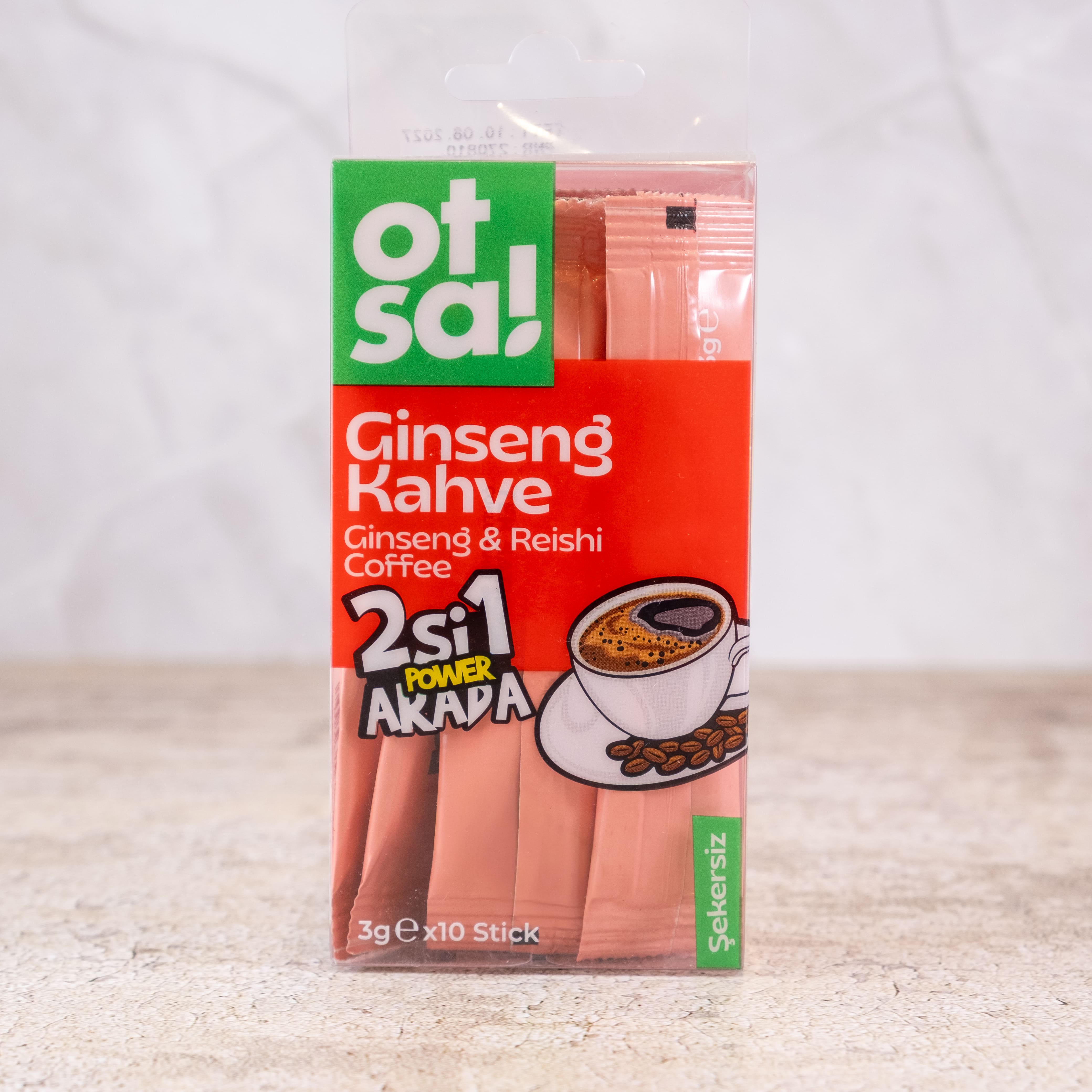 Otsa Ginseng 2'si 1 Arada Kahve 