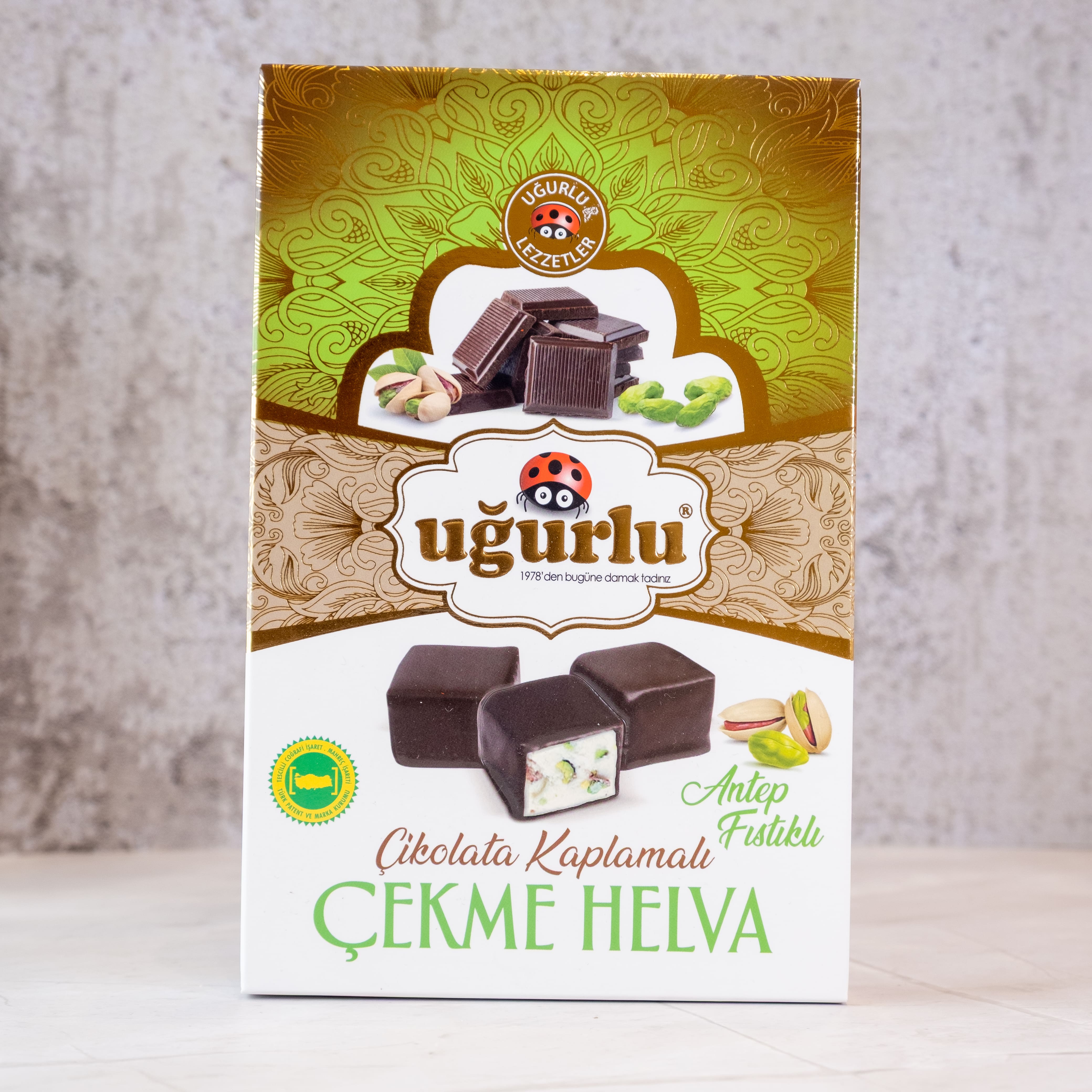 UĞURLU ÇİKOLATA KAPLAMALI ÇEKME HELVA