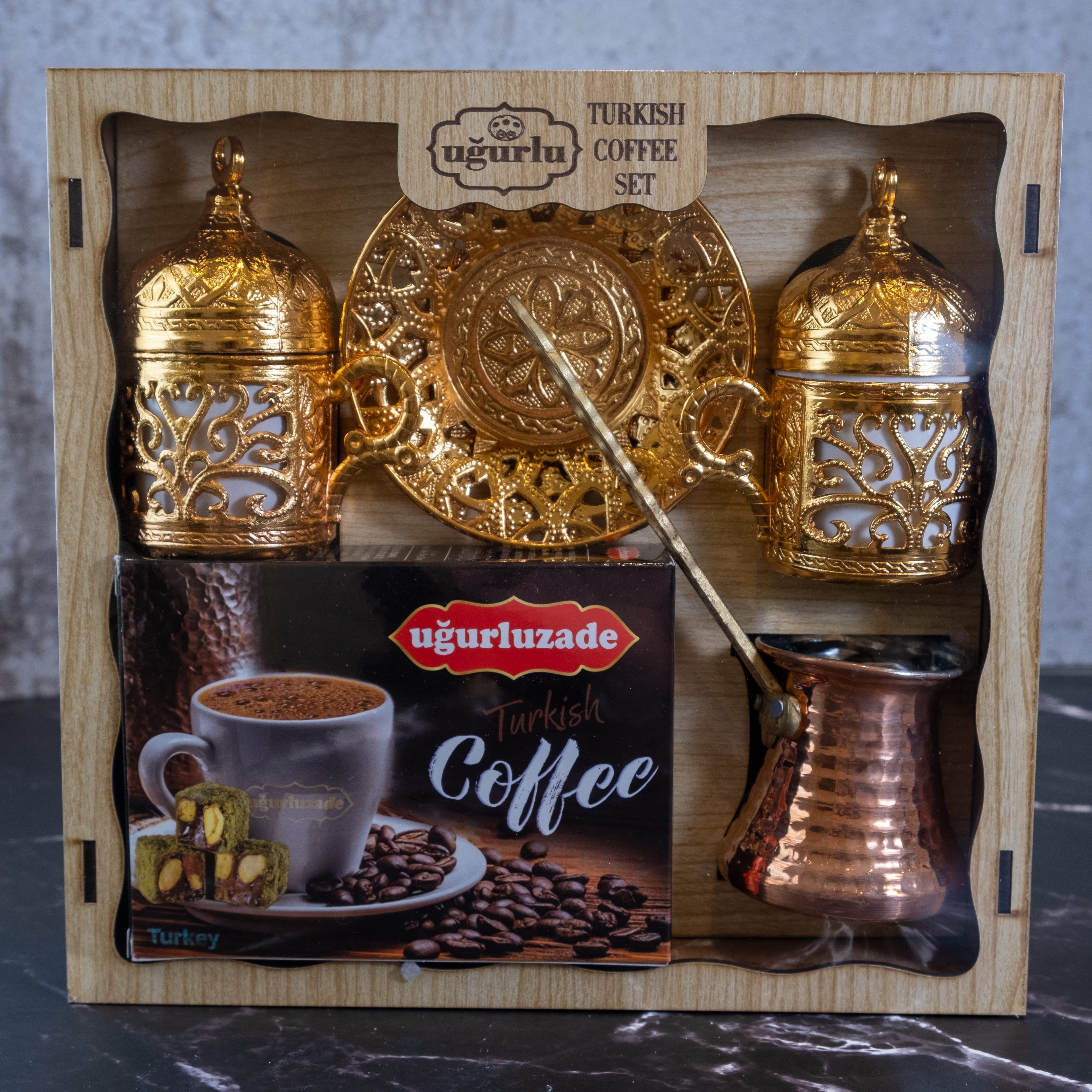 Uğurluzade Bakır Kahve Seti 
