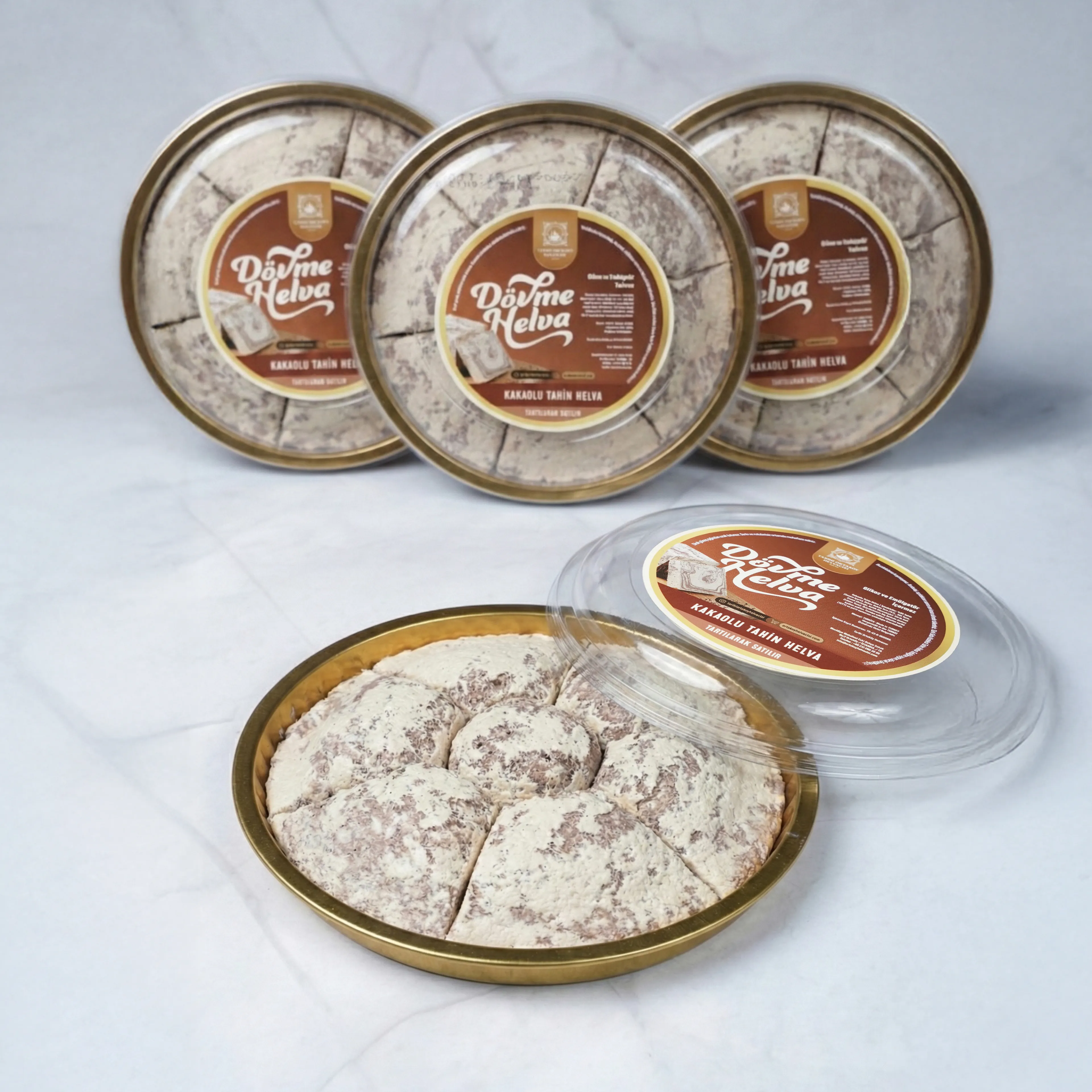 3'lü Kakaolu Kürek Helva 400gr (3x400gr)