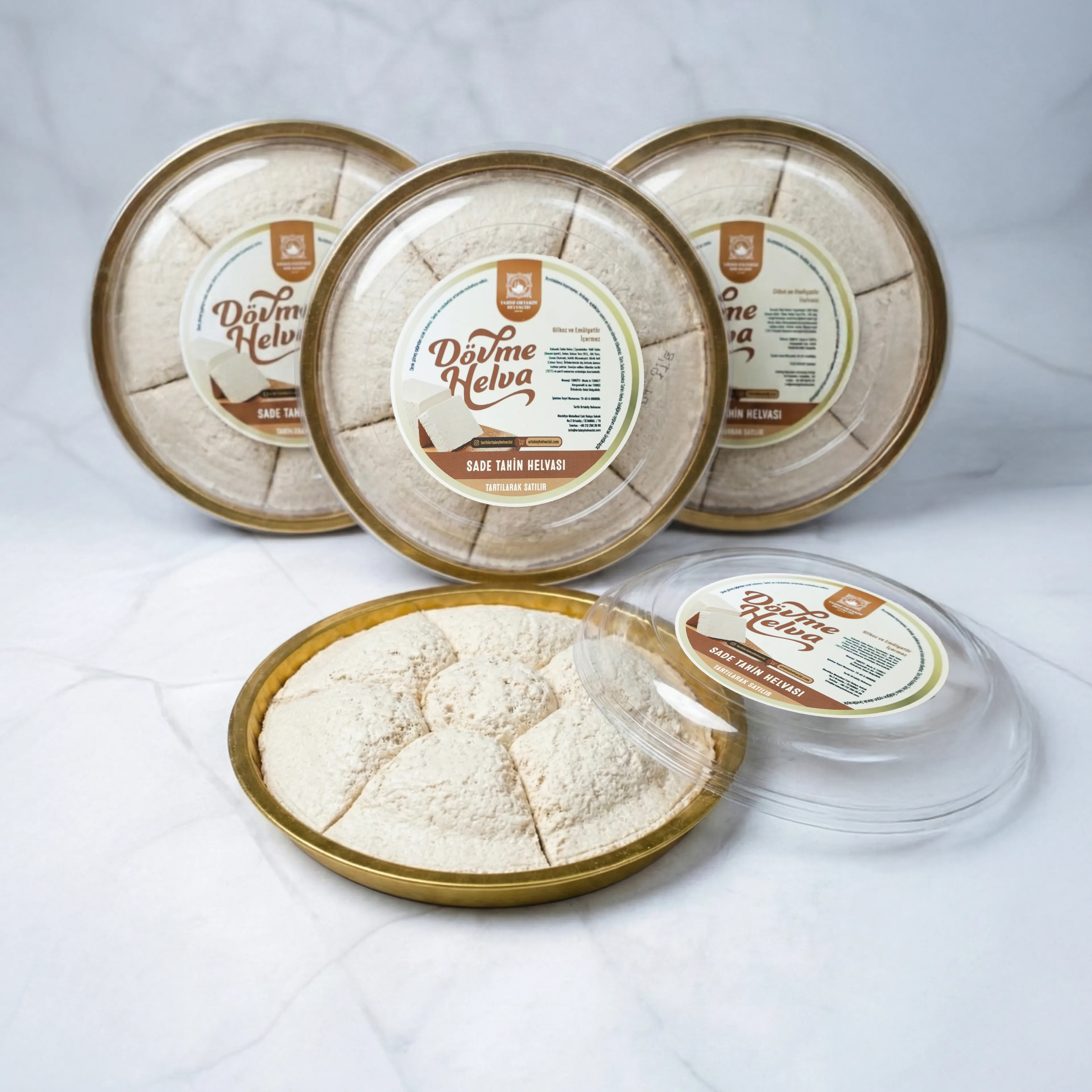 3'lü Sade Kürek Helva 400gr (3x400gr)