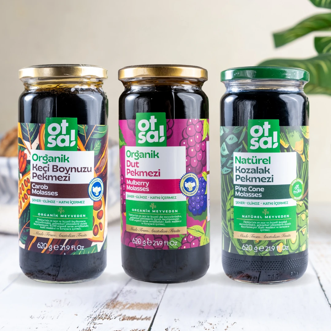 Otsa Pekmez Kış Seti (Keçiboynuzu - Dut - Kozalak)