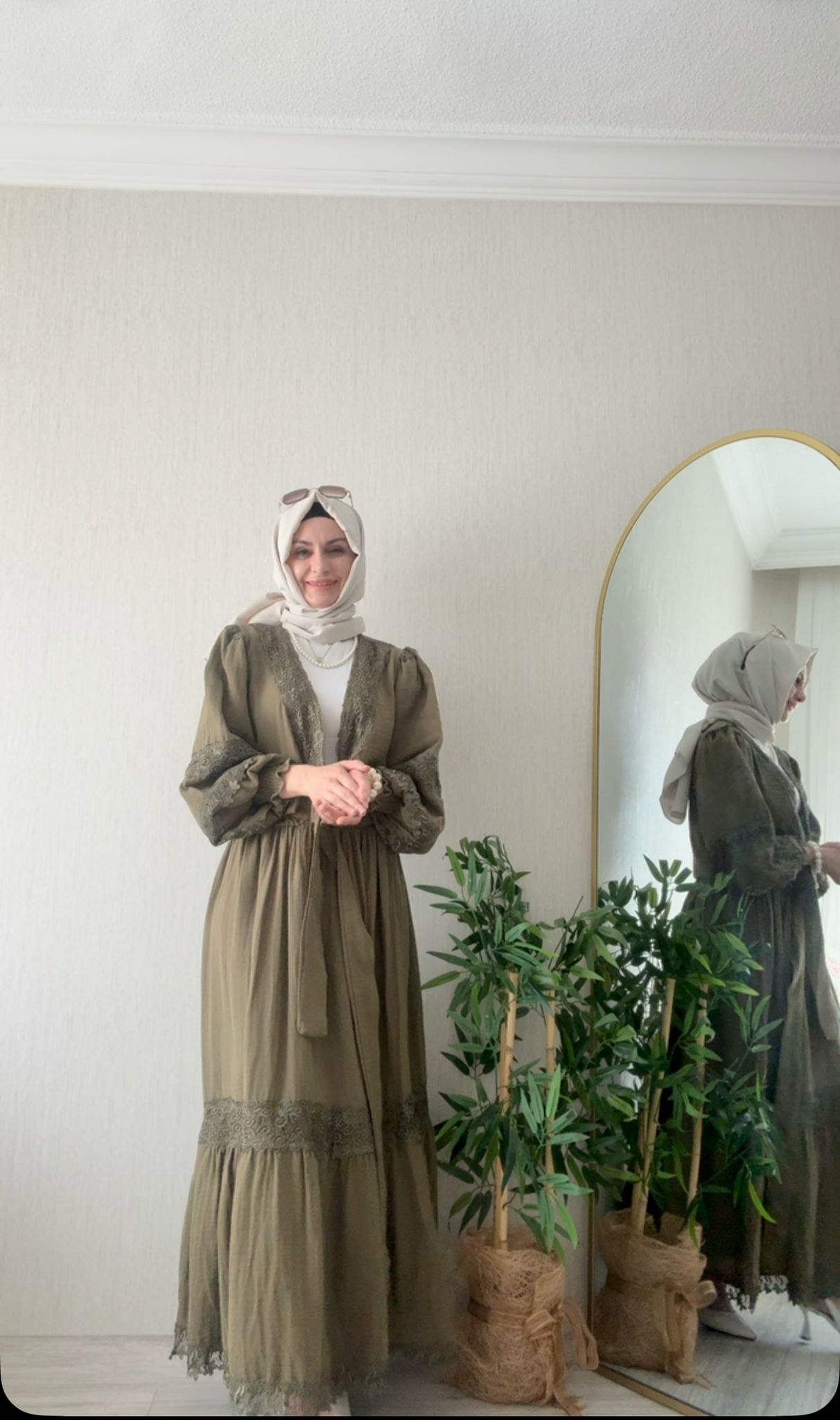 Yandan Bağlamalı Müslin Kumaş Takım