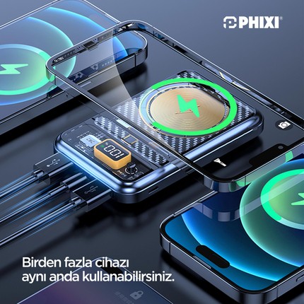 PHİXİ ULTİMATE PW13M 10000MAH 22.5W MAGSAFE POWERBANK