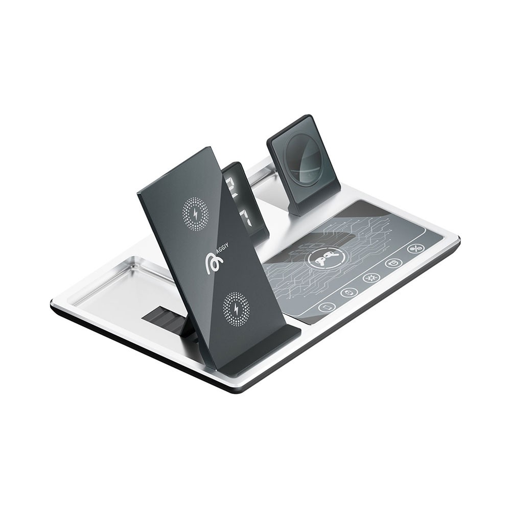 AG-W17 4 in 1 Wireless Şarj İstasyonu