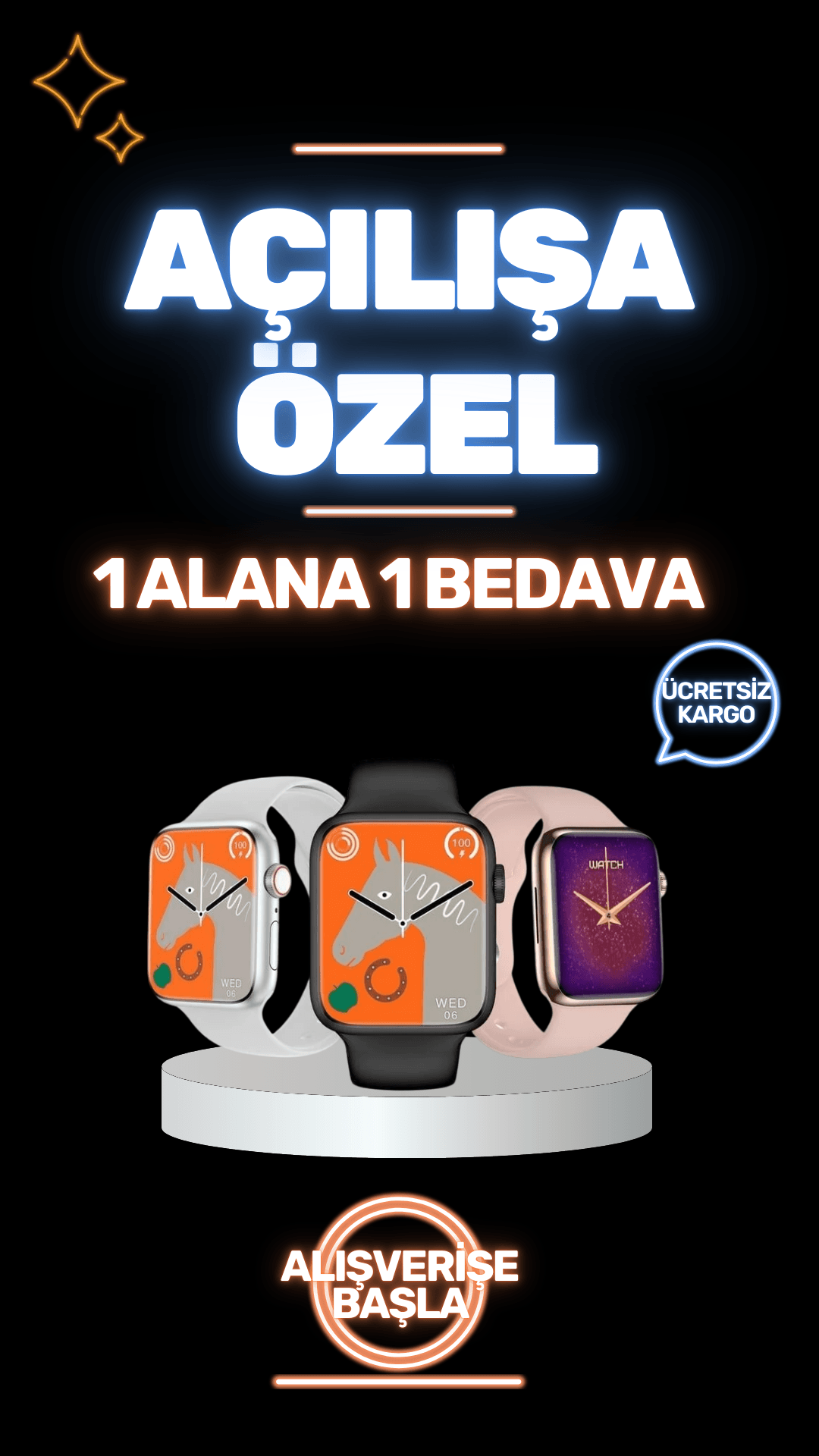 Watch 10 Mini Premium Paket Hediye Çantalı - 41 mm