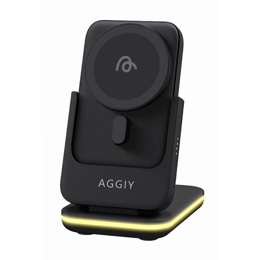 AG-W18 23W 3 in 1 Wireless MagSafe Şarj İstasyonu & PowerBank