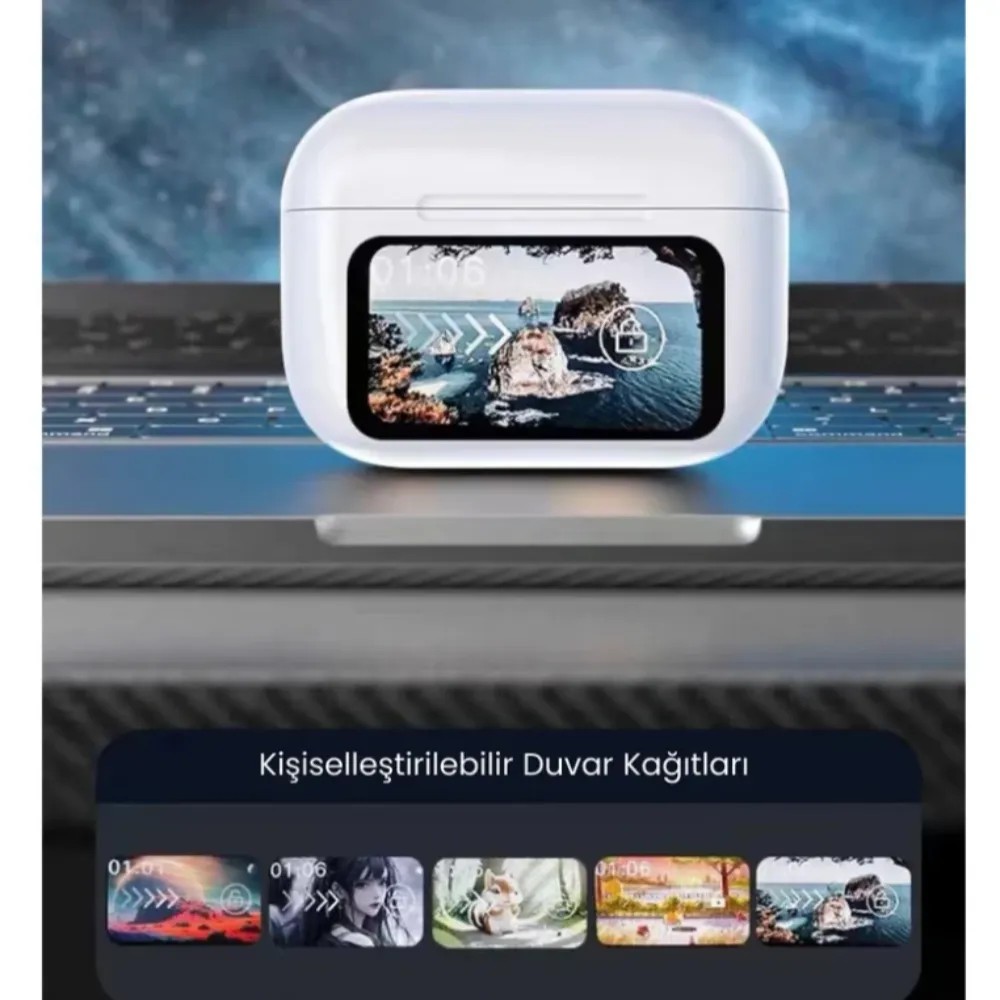 1 ALANA 1 BEDAVA Dokunmatik Ekranlı Air Pro 2 ANC Bluetooth Kulaklık