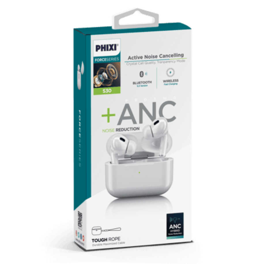 PHİXİ FORCE S30 TWS KABLOSUZ AİRPODS KULAKİÇİ ANC BLUETOOTH KULAKLIK