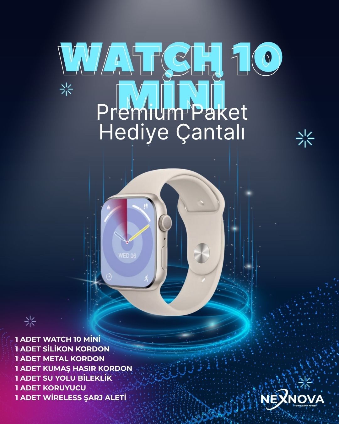 Watch 10 Mini Seçeceğiniz Kulaklık Hediye