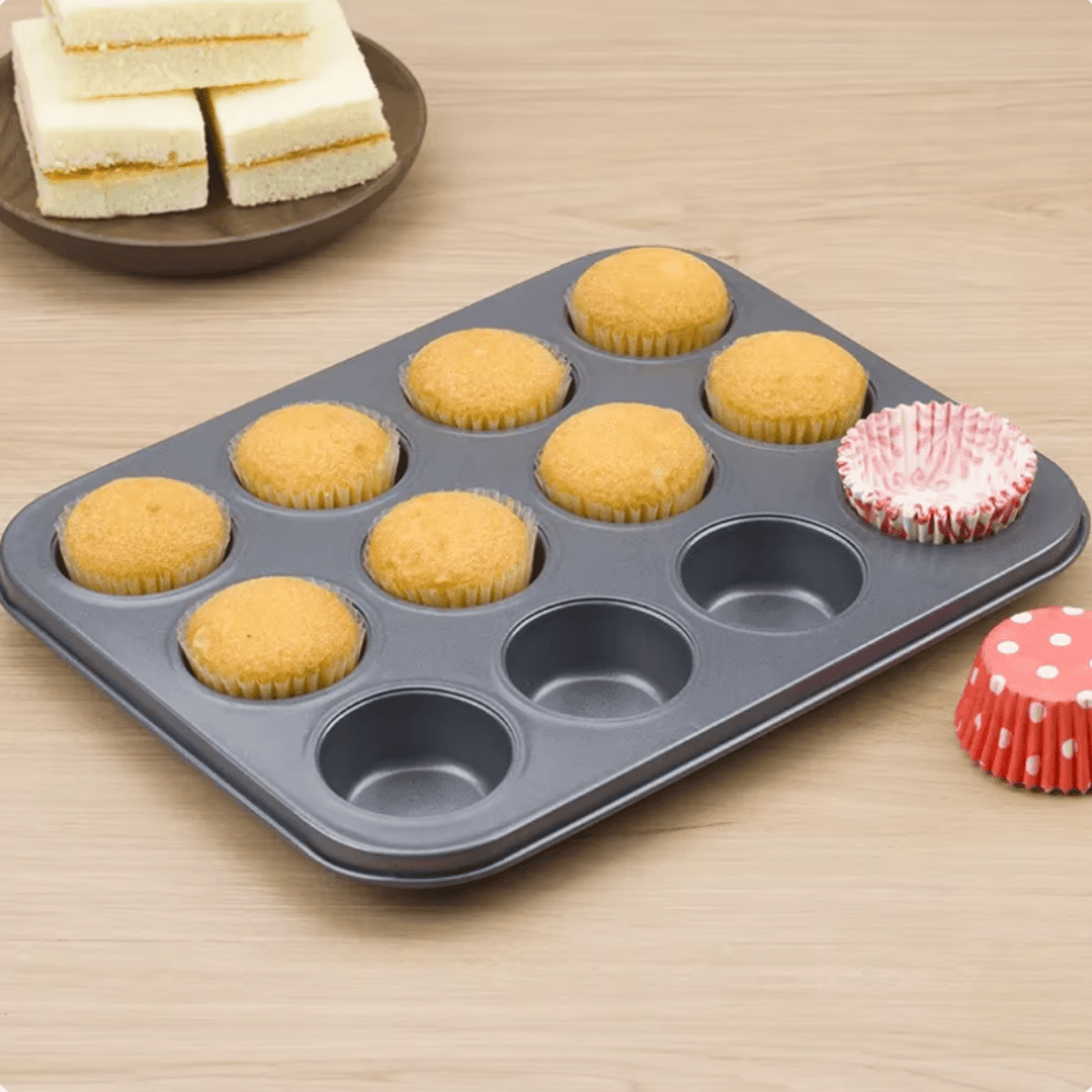 12 Li Muffin Kek Kalıbı Pasta Kalıbı Kek Kalıbı Mutfak Kalıbı Pratik