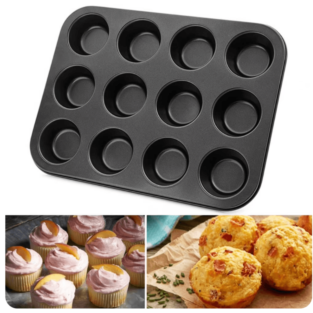 12 Li Muffin Kek Kalıbı Pasta Kalıbı Kek Kalıbı Mutfak Kalıbı Pratik