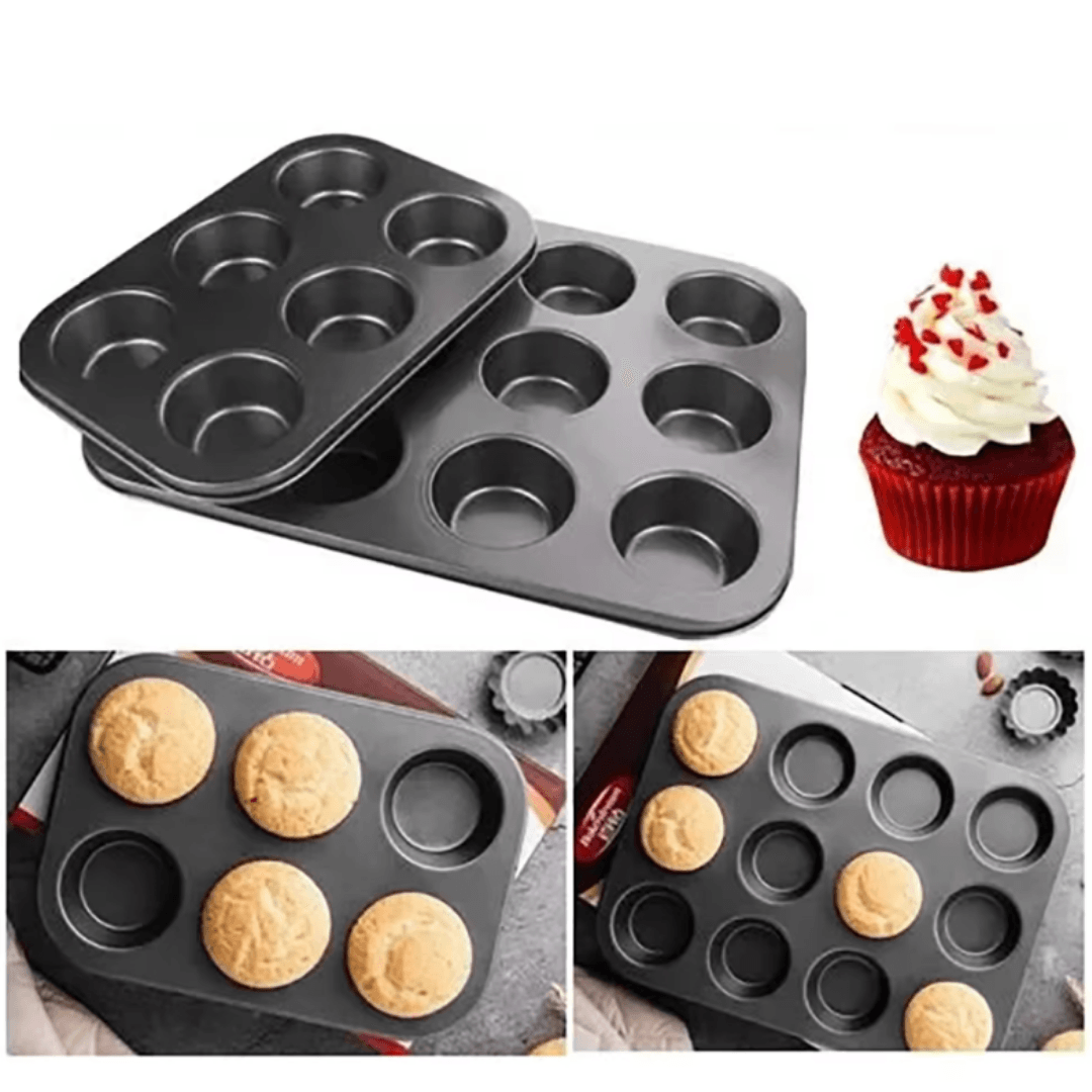 12 Li Muffin Kek Kalıbı Pasta Kalıbı Kek Kalıbı Mutfak Kalıbı Pratik