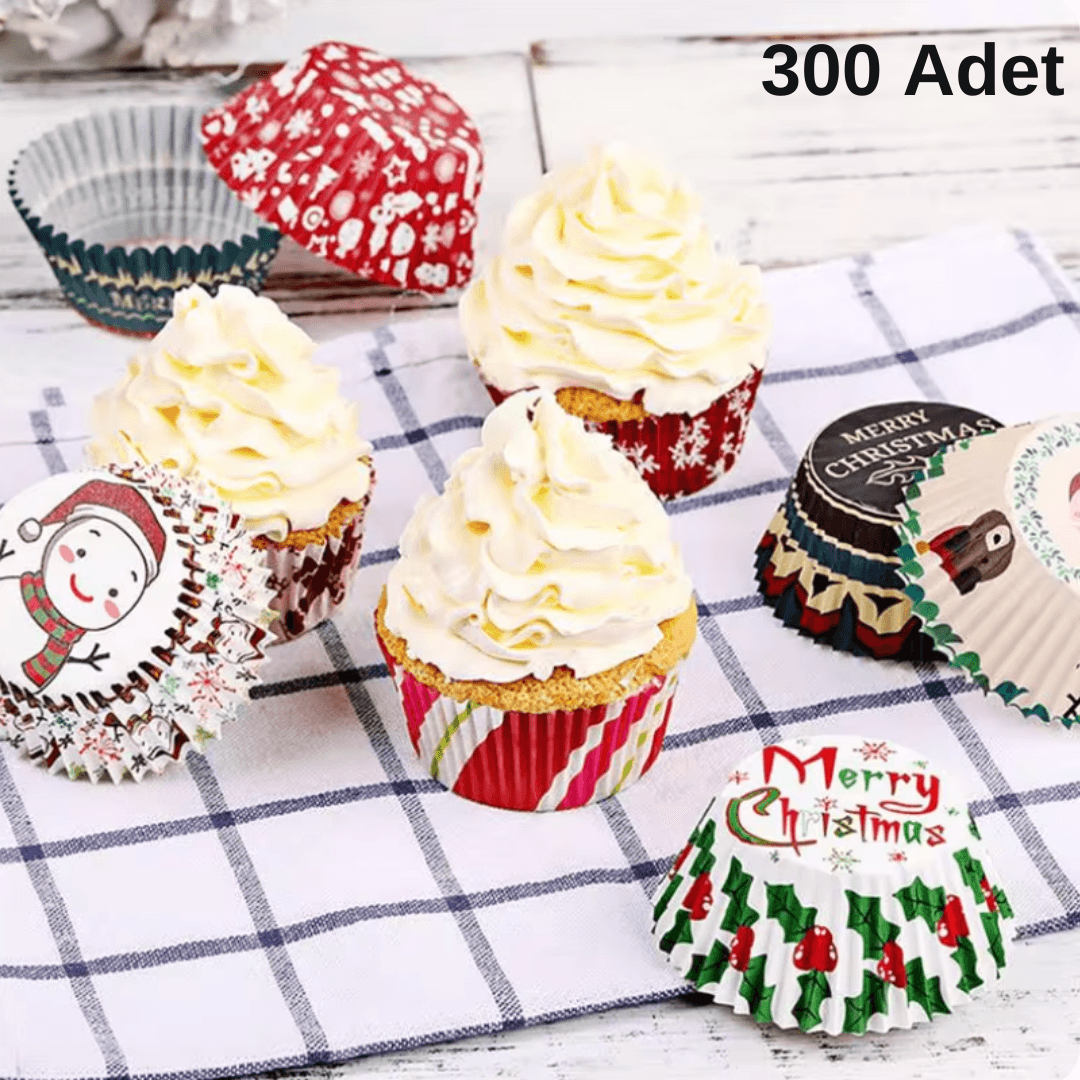 300 Adet Renkli Muffin Cupcake Kalıpları Kek Kapsülü Cupcake Muffin Kağıt Kek Kalıbı