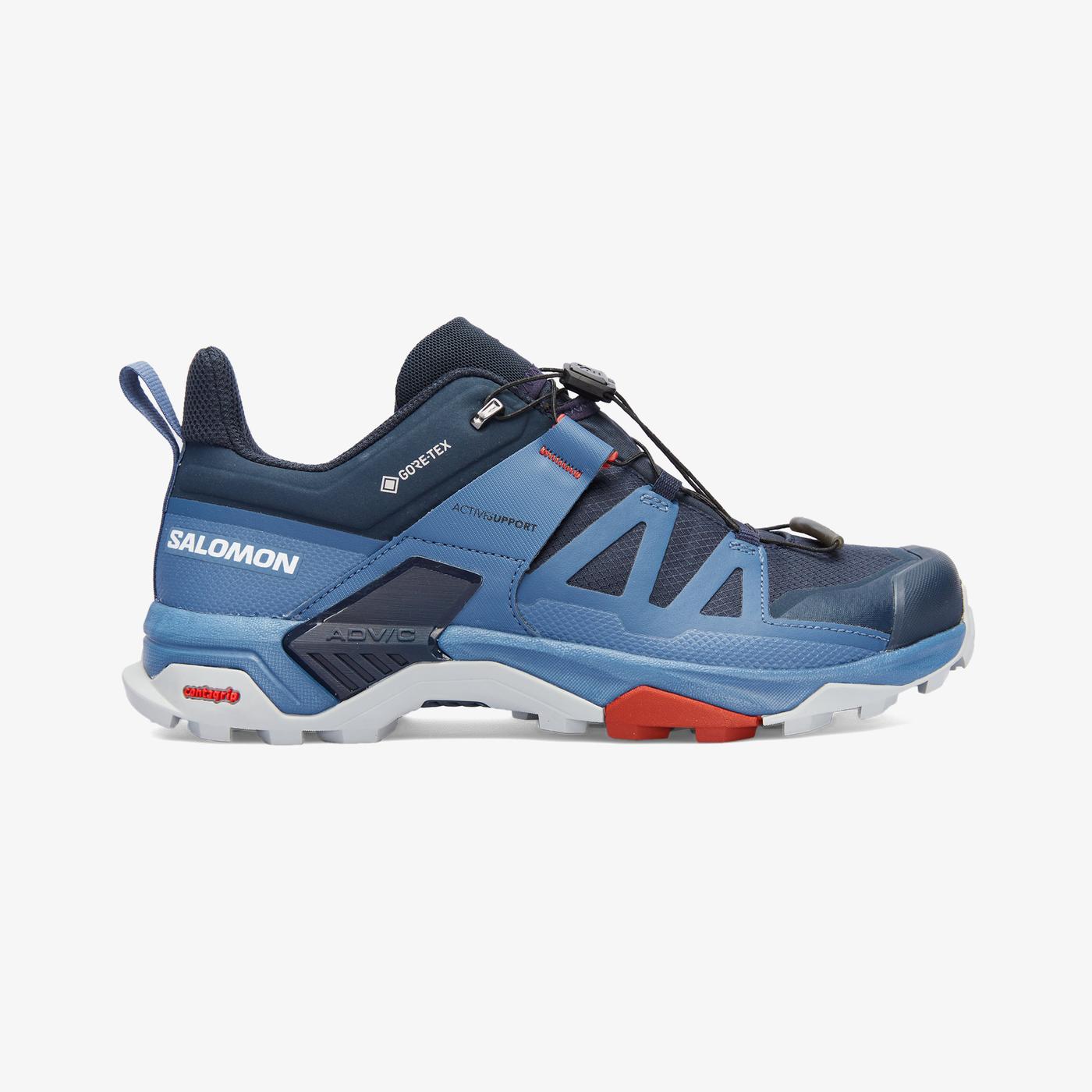Salomon X Ultra 4 Erkek Goretex Ayakkabı - Lacivert&Turuncu