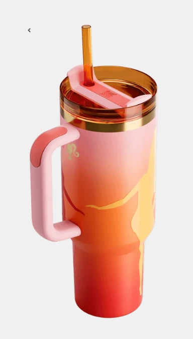 Stanley Quencher Özel Seri "Barbie' Koleksiyonu Pipetli Termos 1.18L