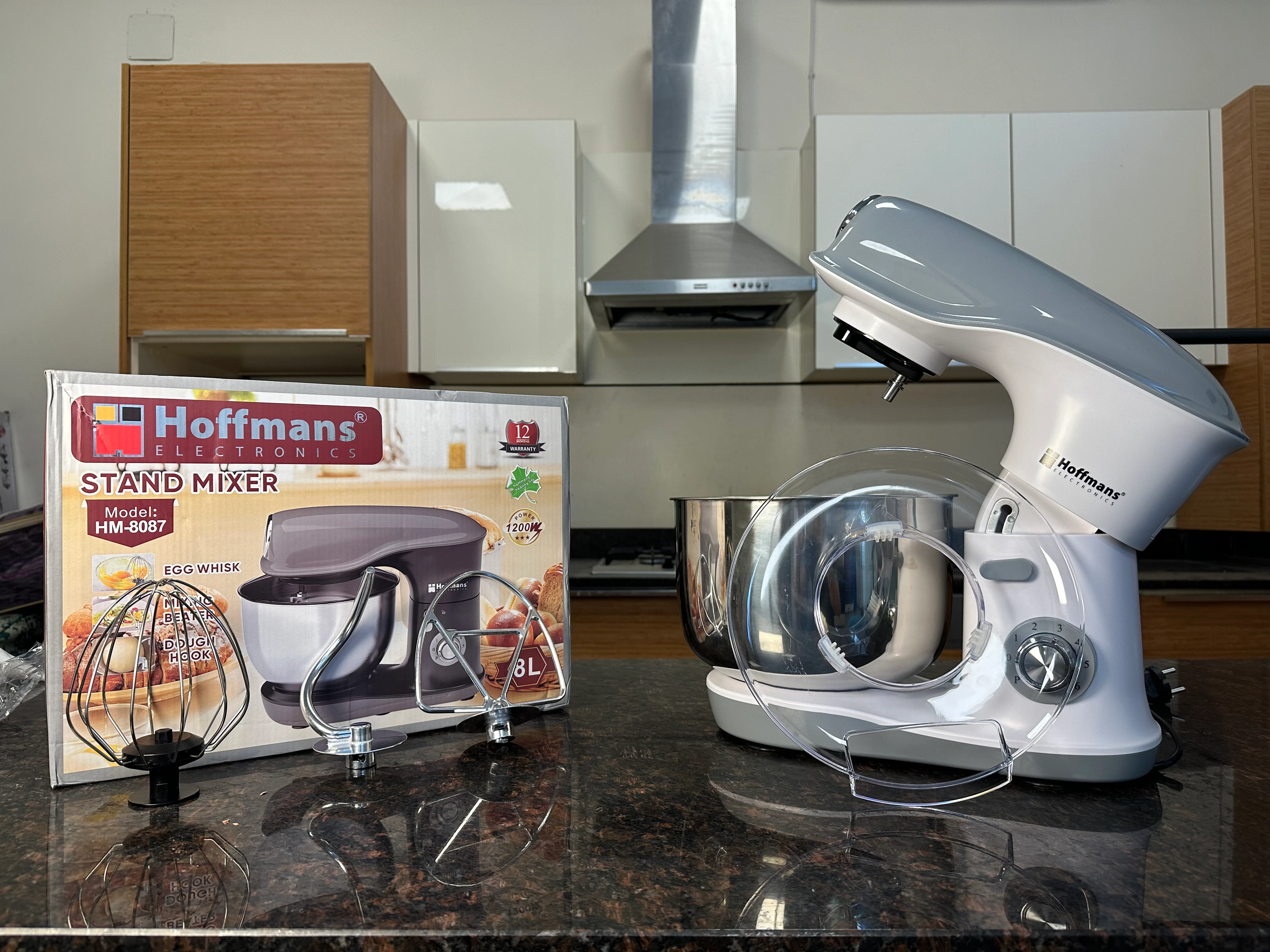 Hoffmans 8 Litre Hamur Yoğurma Makinesi - Beyaz