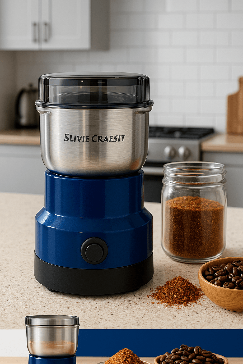 Silver Crest 350 Watt Kahve ve Baharat Öğütücü - Mavi