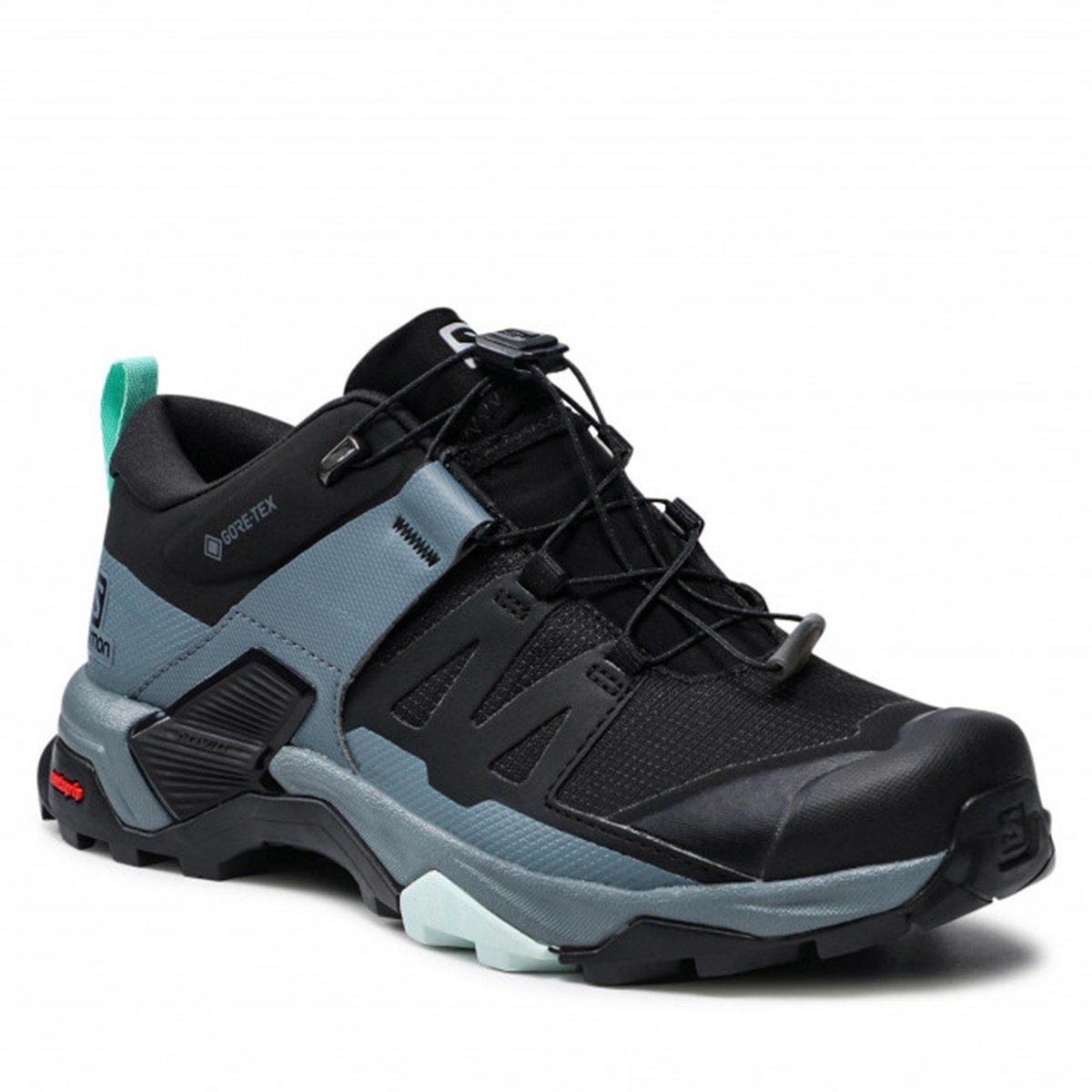 Salomon X Ultra 4 Erkek Goretex Ayakkabı - Siyah&Petrol