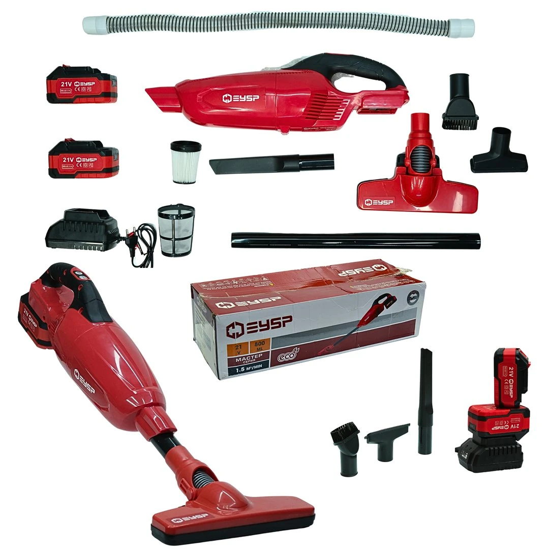 EYSP 21V Çift Bataryalı Şarjlı Çok Amaçlı Araç Süpürgesi