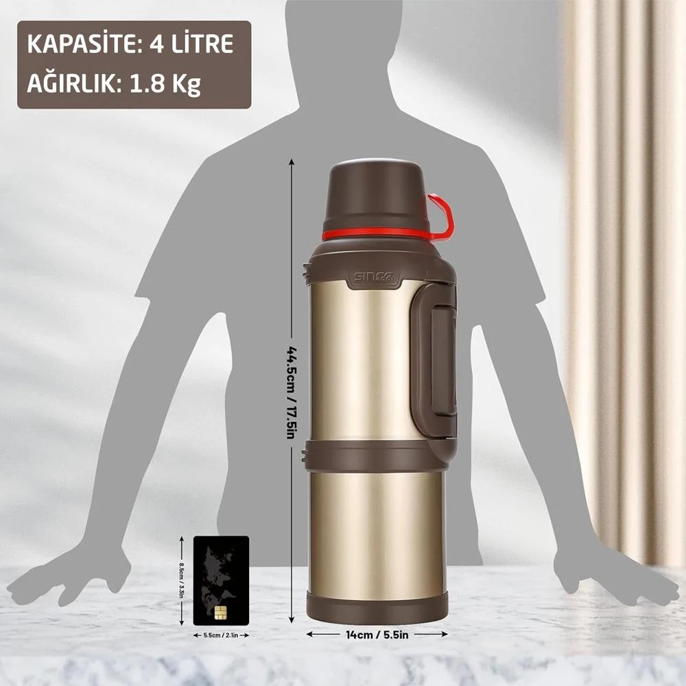 Travel  Pot 4 LT Termos