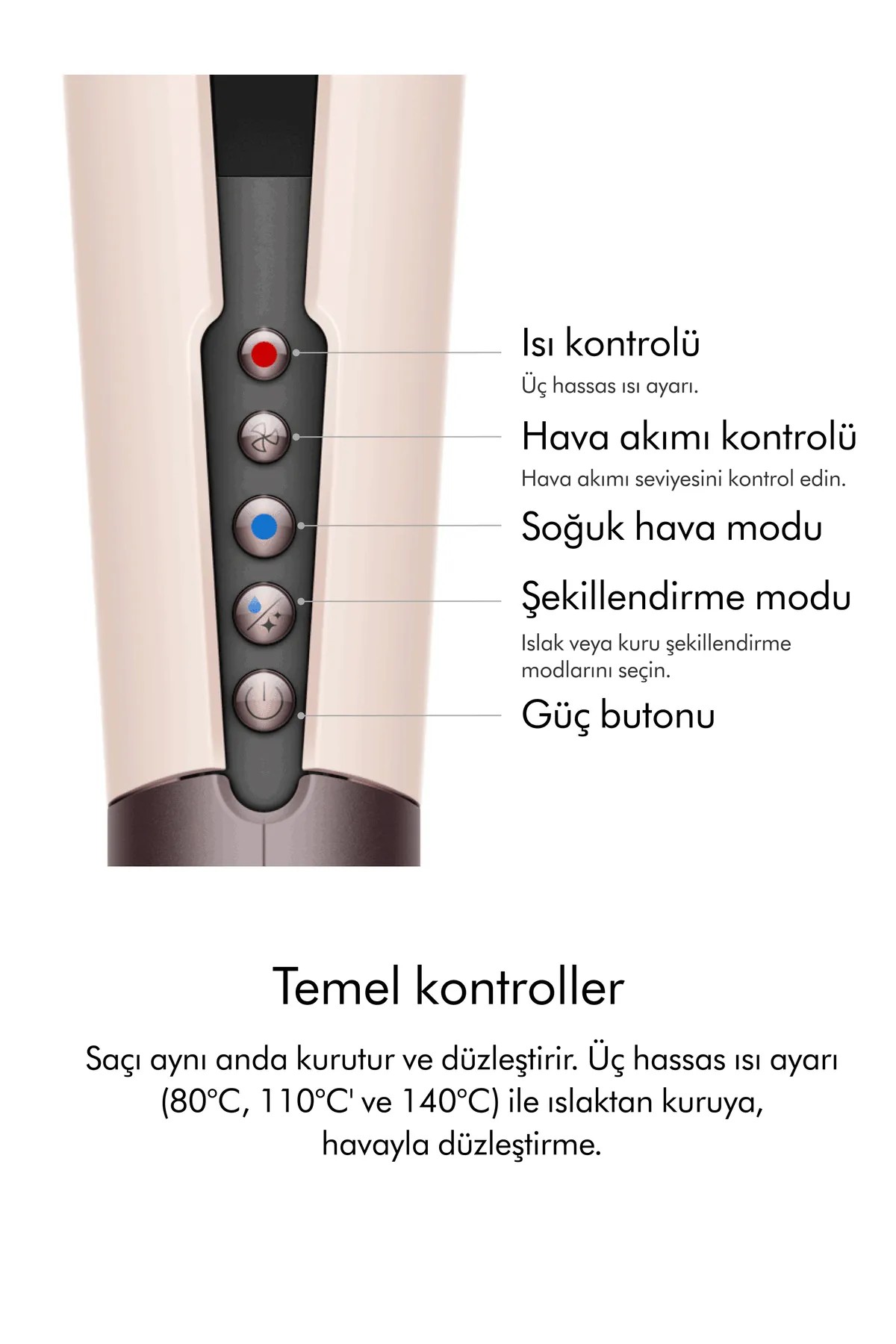 Dyson Airstait Saç Şekillendirici