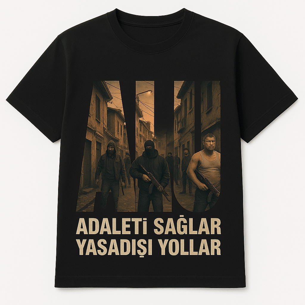 Adana Temalı Alu Serisi Baskılı Tişört  - Tasarım 10