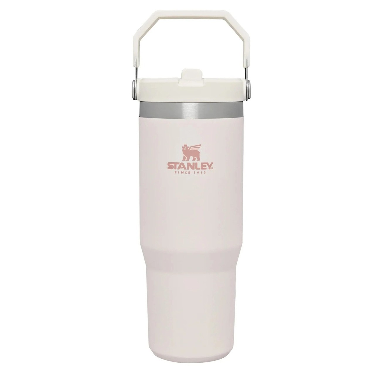 Stanley IceFlow™ Flip Straw Tumbler Pipetli Termos 0.87L - Krem