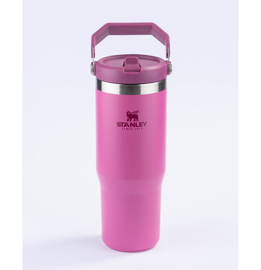 Stanley IceFlow™ Flip Straw Tumbler Pipetli Termos 0.87L - Fuşya