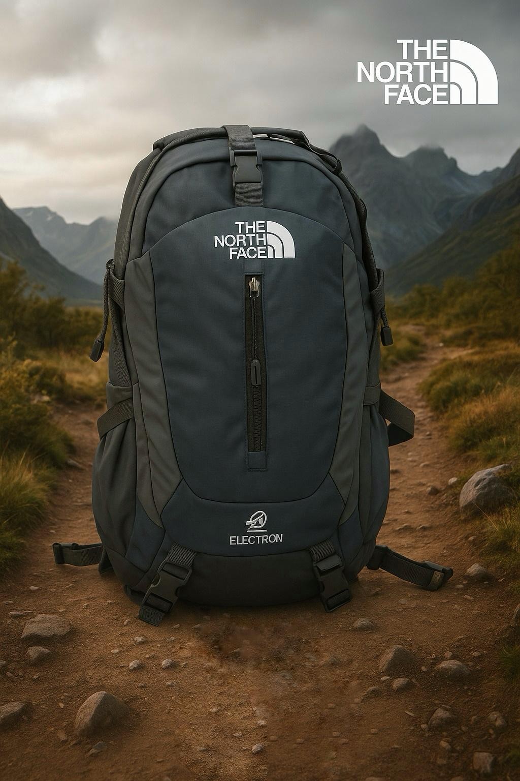 The North Face 50L Dayanıklı ve Geniş Hacimli Sırt Çantası - Gri
