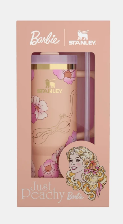 Stanley Quencher Özel Seri "Barbie' Koleksiyonu Pipetli Termos 1.18L - PEACHES'N CREAM