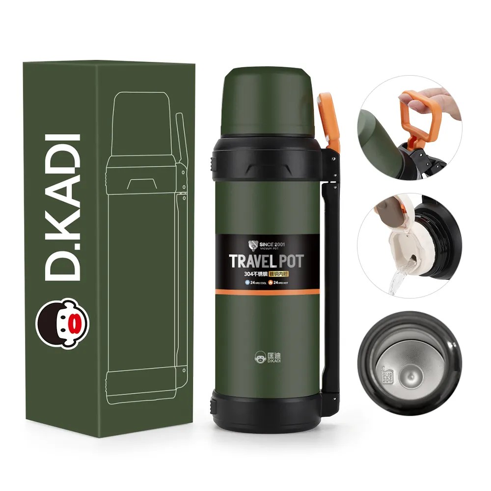 TRAVEL POT TERMOS 2.5 LT - Yeşil
