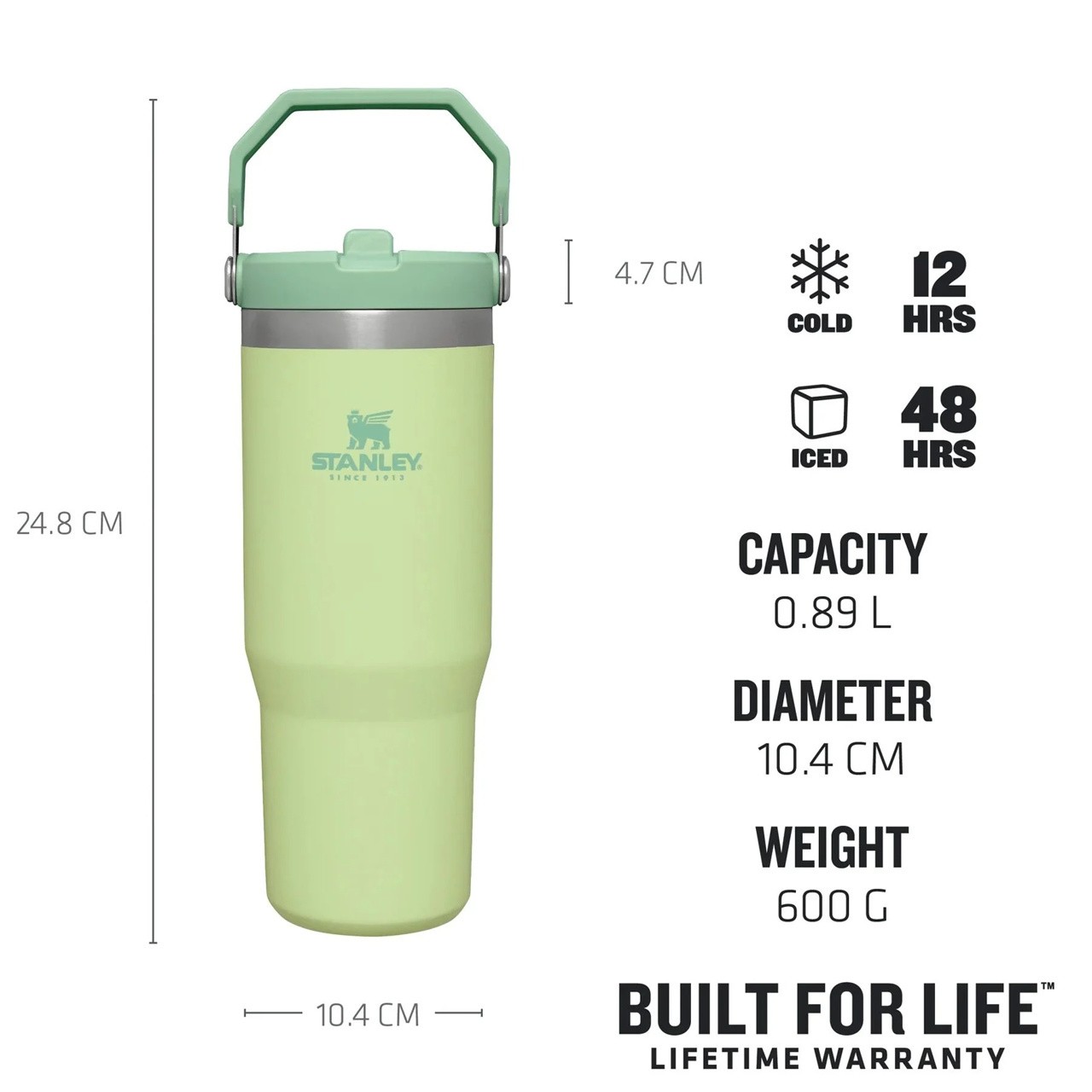 Stanley IceFlow™ Flip Straw Tumbler Pipetli Termos 0.87L