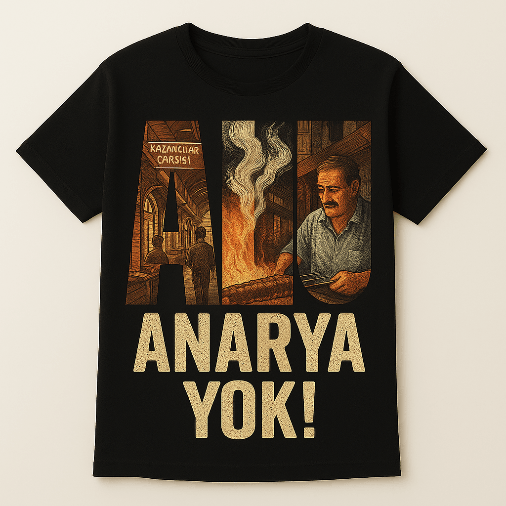 Adana Temalı Alu Serisi Baskılı Tişört  - Tasarım 7
