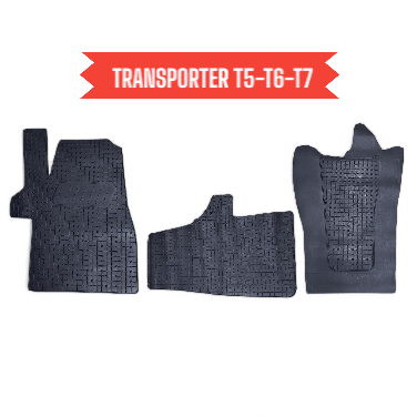 VOLKSWAGEN TRANSPORTER 2003 - 2025 - T5-T6-T7 MODEL ARACA ÖZEL KAUÇUK PASPAS