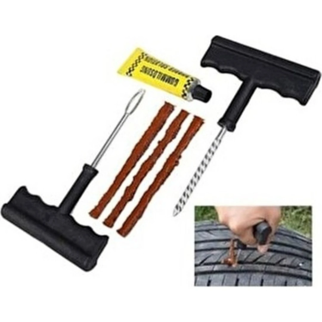 Lastik Tamir Kiti Fitil Atma Seti Araba Bisiklet Lastik Tamir Seti Dayanıklı