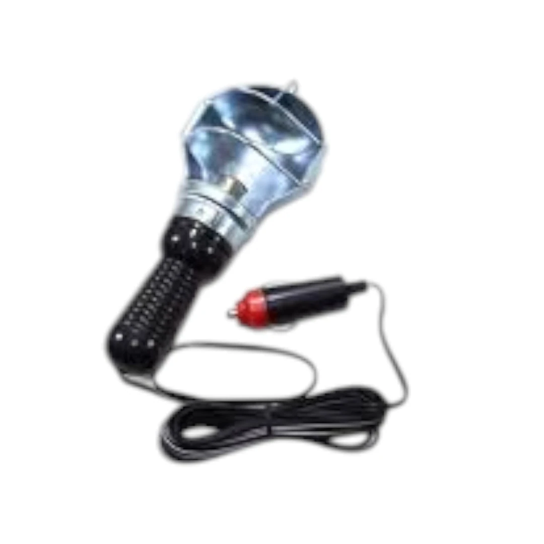 Seyyar Lamba 12V Krom Metal Kafesli 4.5mt