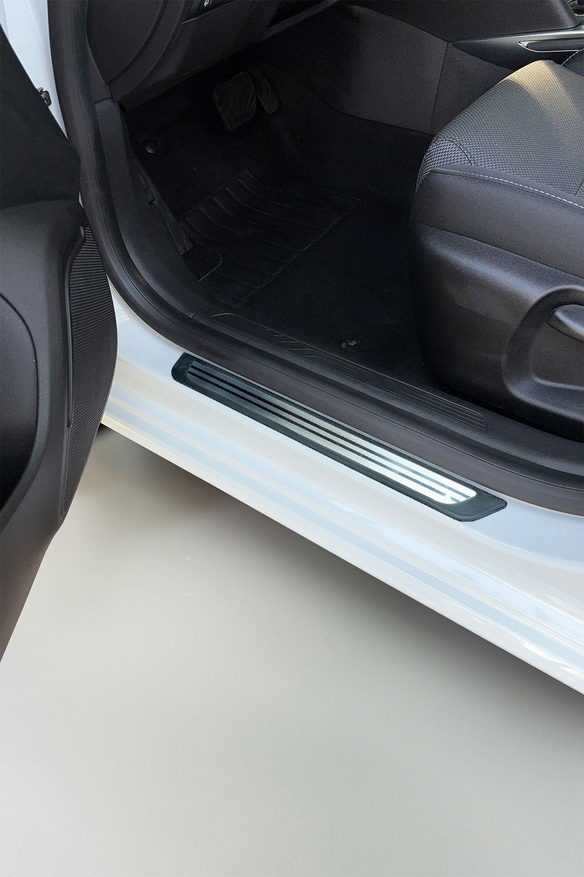 Citroen C4 Picasso Krom Kapı Eşik Koruması 2006-2018 Arası Uyumlu 4 Parça