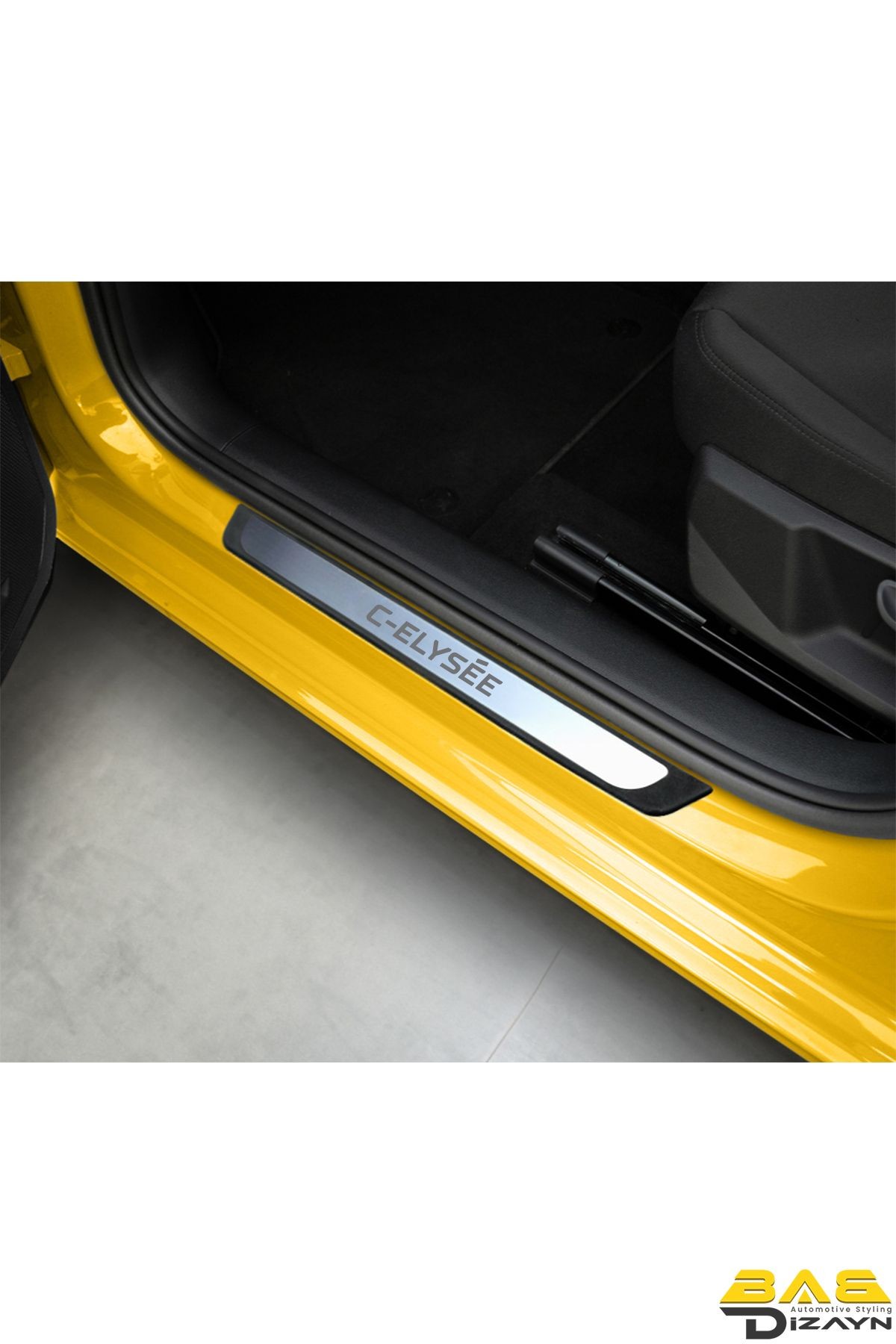 Citroen C-Elysee Kapı Eşik Koruması 2012-2024 Arası 4 parça
